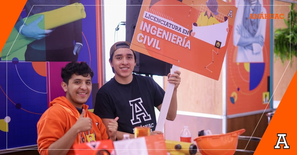 Estudiantes de ingeniería civil en Anáhuac Puebla