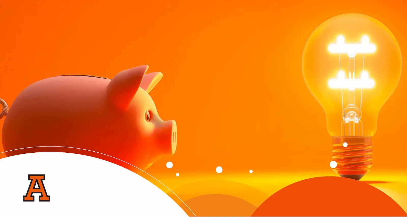 imagen de un cerdito representando la economia naranja 
