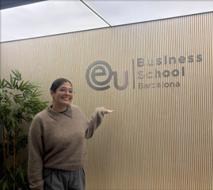 alumna de intercambio en una universidad en Barcelona